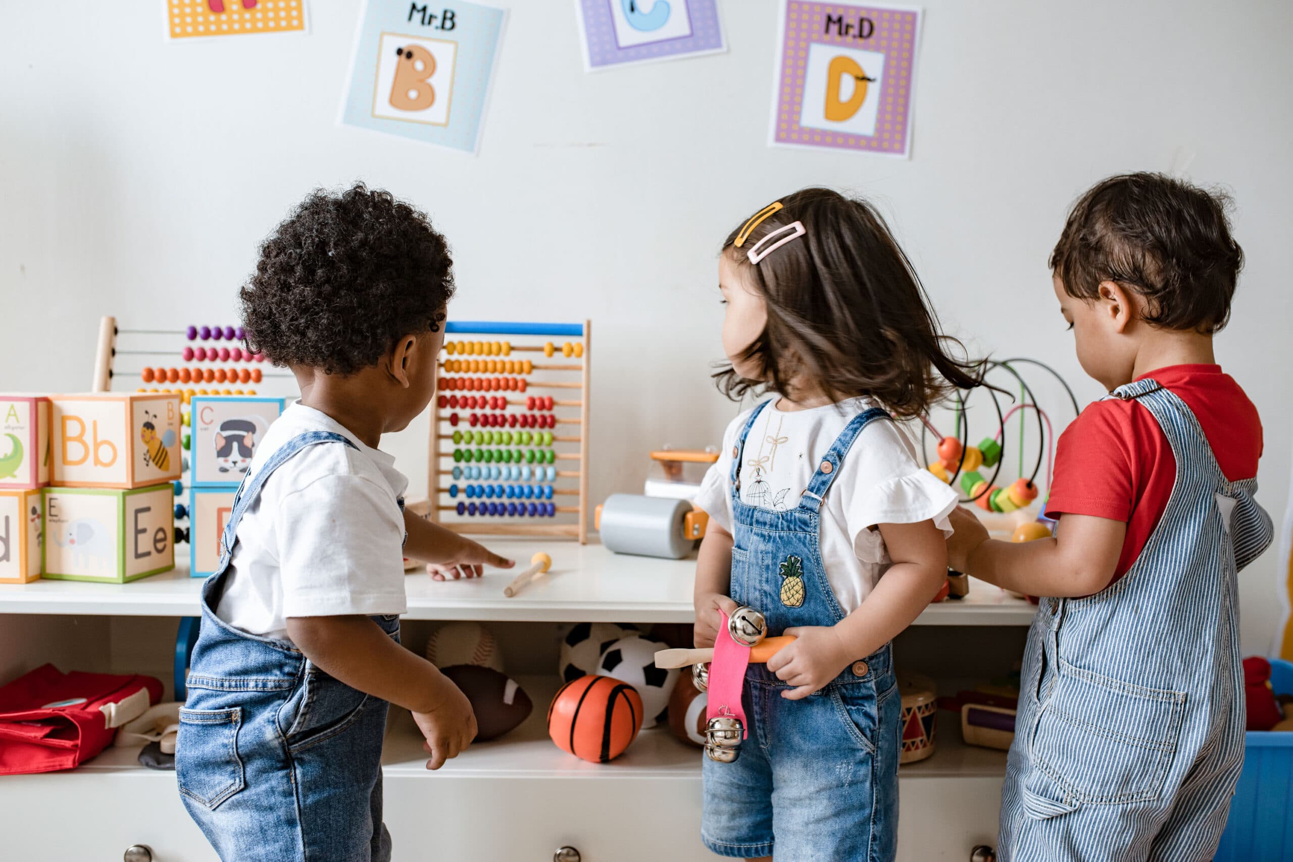 Children learning at Morgan’s Early Learning Centers